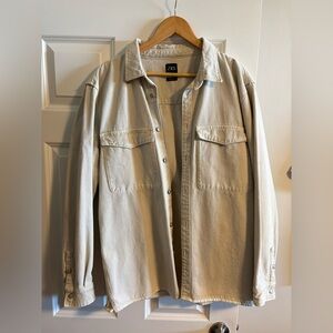 Zara Men's Beige Shirt Jacket